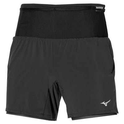 Pantalones Cortos Mizuno Multi Pocket 7.5 Hombre Negros - Chile M368PYGFBO